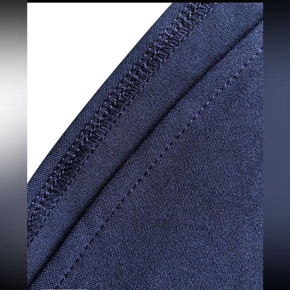 Elegant Navy Blue Midi Dress - Picture 7 of 9